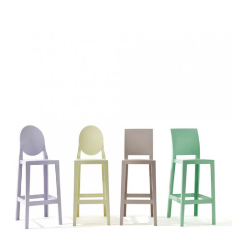 one more please kartell tabouret h75 blanc