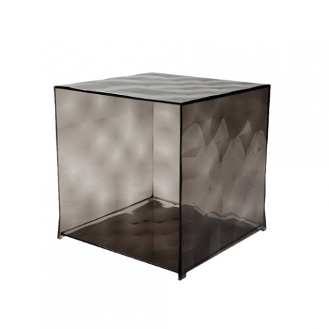 Optic Cube de Rangement Design Kartell Fume
