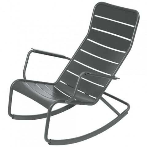 rocking chair luxembourg fermob gris orage
