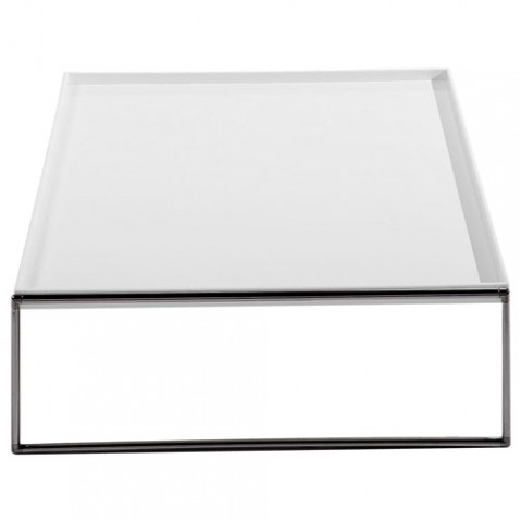 Trays Table Basse 80 x 80 cm Design Kartell Blanc