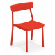 chaise grace emu rouge
