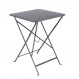 Bistro fermob table  57x57 design gris orage