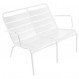fauteuil bas duo luxembourg fermob blanc