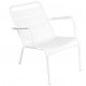 fauteuil bas luxembourg fermob blanc