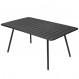 table luxembourg 165x100cm fermob carbone