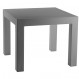 Jut Mesa 90 Vondom table haute Design gris