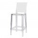 one more please kartell tabouret h65 cristal