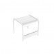 petite table basse luxembourg fermob blanc coton