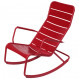 rocking chair luxembourg fermob coquelicot