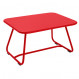 sixties fermob table basse coquelicot