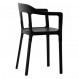 steelwood fauteuil design magis noir