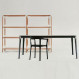 Steelwood Table Rectangulaire Design Magis Noir