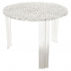 T Table Table Basse H 44 Design Kartell Cristal