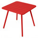 table luxembourg 80 fermob coquelicot