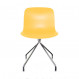 chaise troy etoile magis chrome jaune