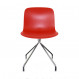 chaise troy etoile magis chrome rouge